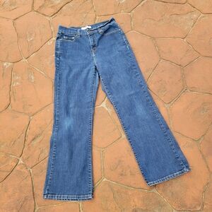 Levi's Women's 512 Perfectly Slimming Blue Jeans Size 10